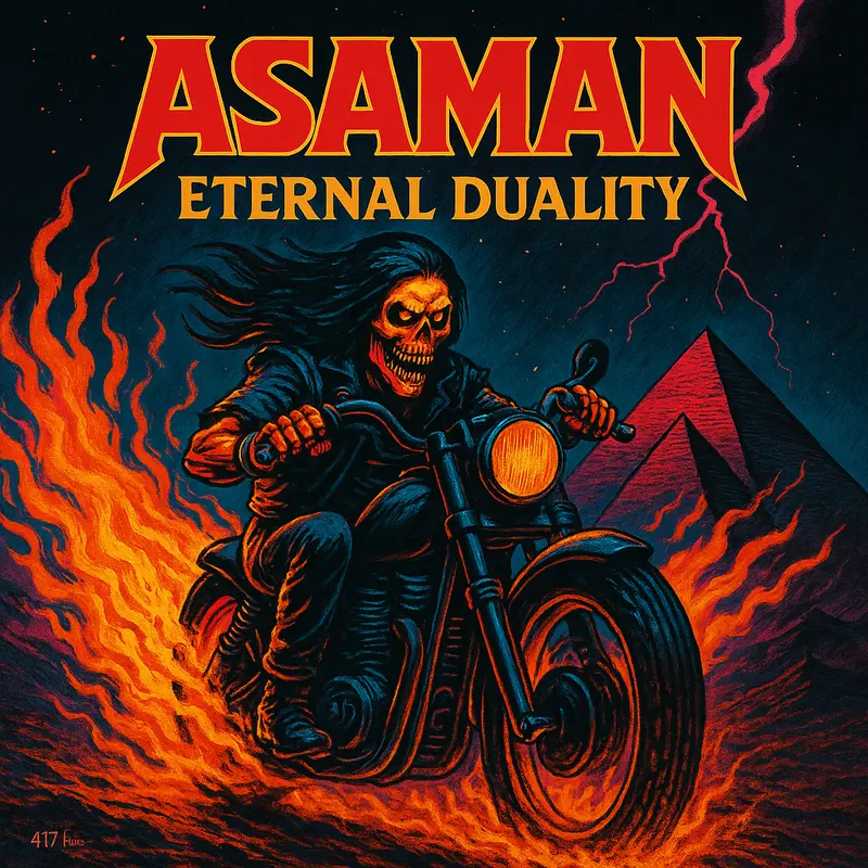 image de album asaman pochette eternal duality